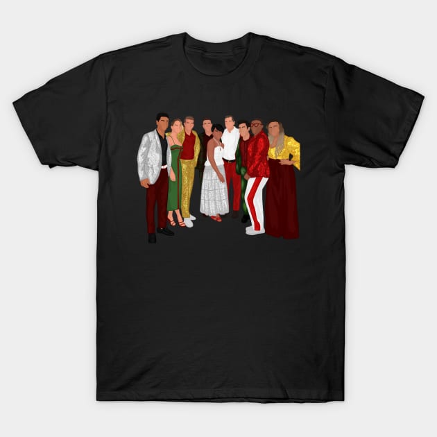 118 Christmas Party | 911 T-Shirt by icantdrawfaces